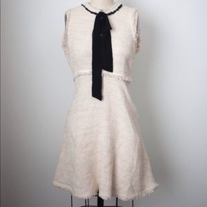 Zara Tweed Bow Dress